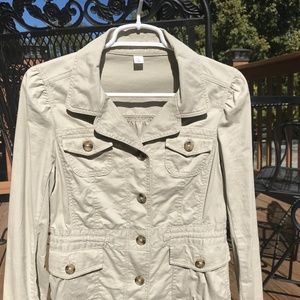 Loft Khaki Jacket Size 2 - image 1